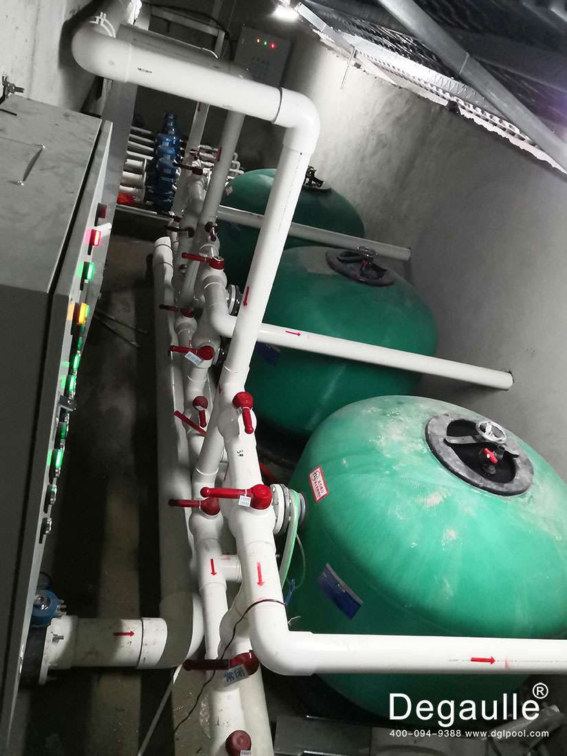戴高樂側出式玻璃纖維砂缸